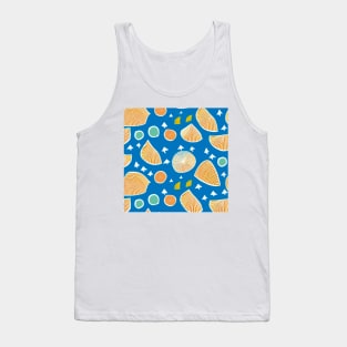 Abstract Tropical Beach Picnic (MD23SMR007) Tank Top